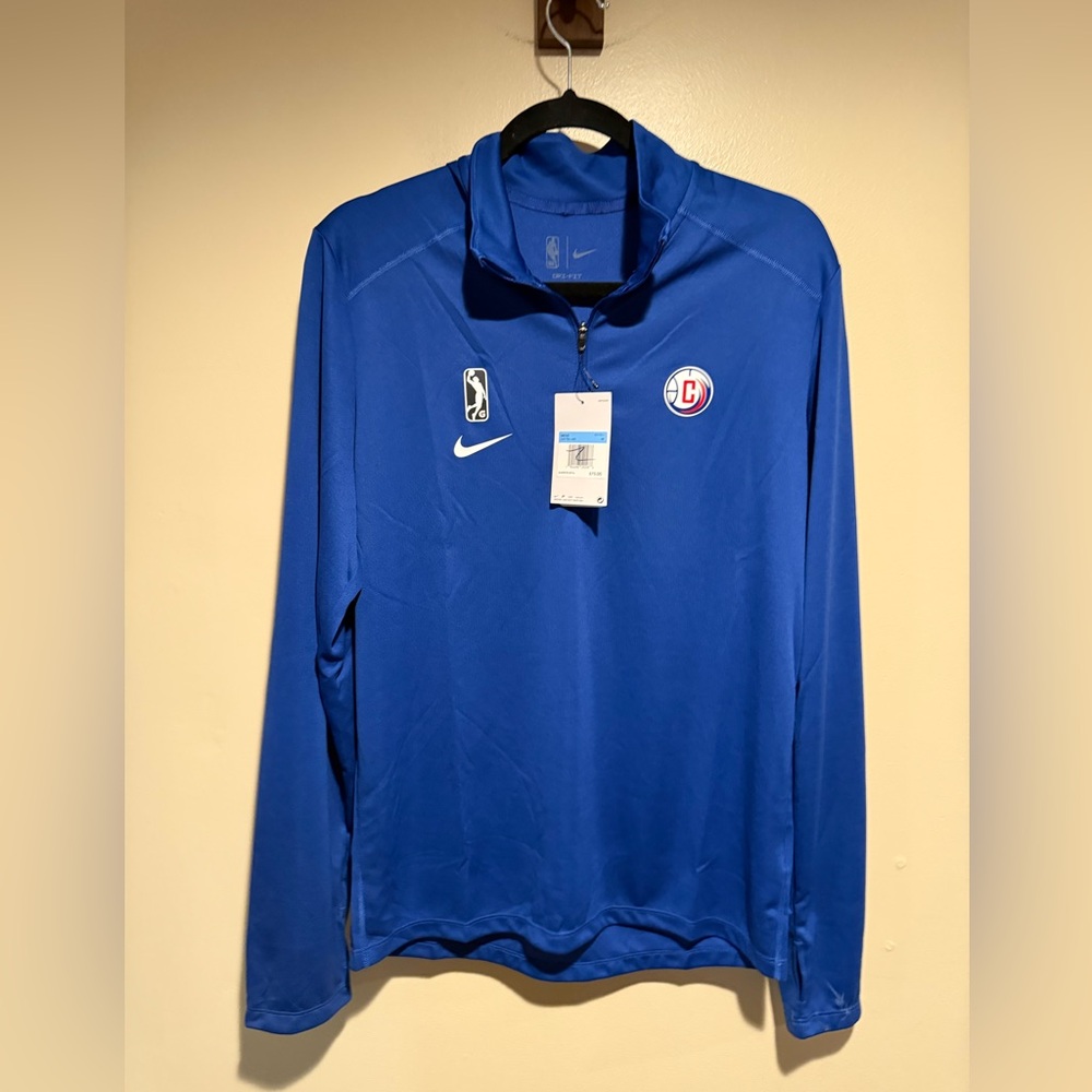 NWT Nike Dri-fit quarter zip pullover long sleeve LA CLIPPERS G LEAGUE men’s